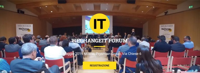Il #WeChangeIT Forum ottiene il patrocinio di AICA .